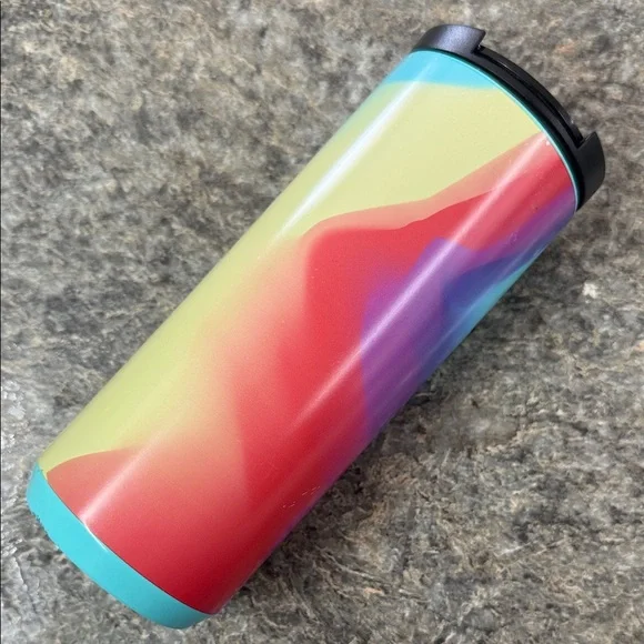 Starbucks Summer 2021 Rainbow Swirl Stainless Steel Tumbler 12 oz - Picture 7 of 11